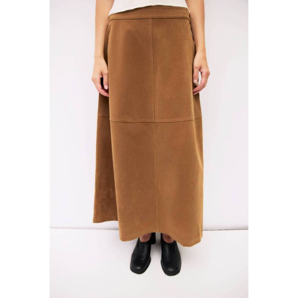 NEW MOD REF eryn midi skirt in khaki